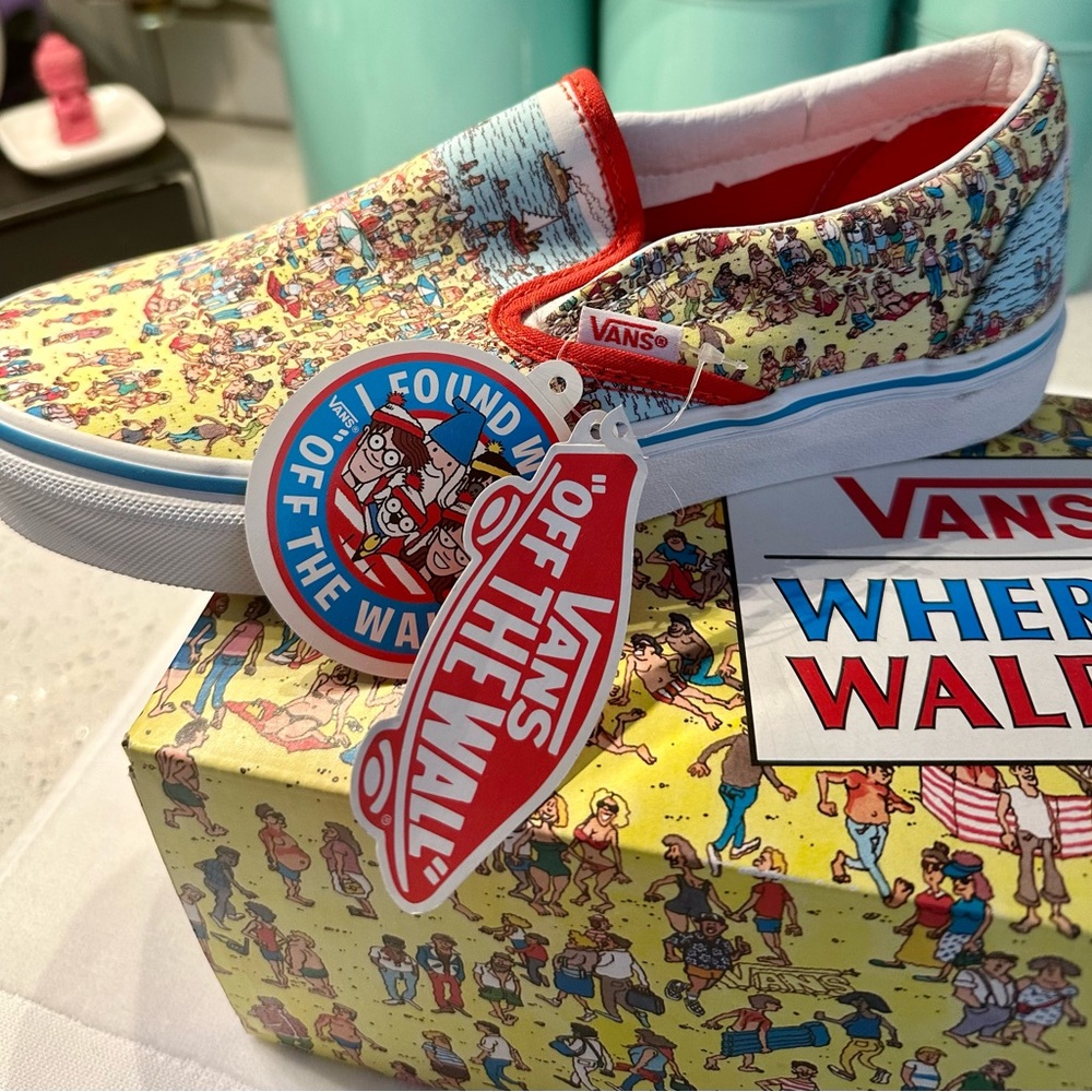 Vans Where’s Waldo? BRAND NEW w/tags & box